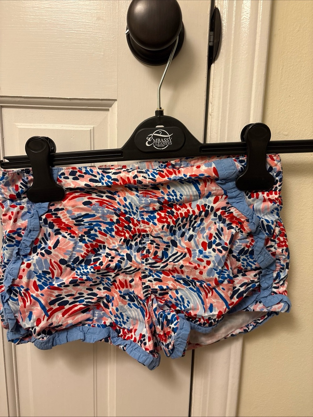 Girls Macrae Skye Ruffle Shorts - Multi Color, size 10